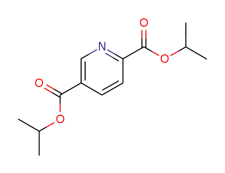 Molecular Structure of 28890-73-5 (2,5-Pyridinedicarboxylic acid, bis(1-methylethyl) ester)
