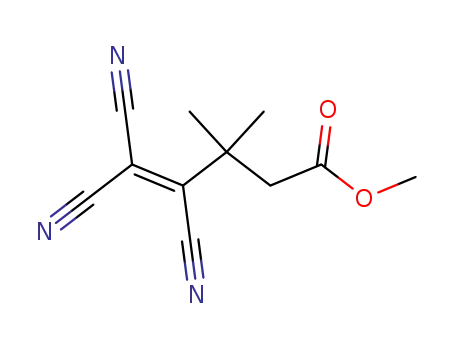 methyl 3,3-dimethyl-4,5,5-tricyano-4-pentenoate