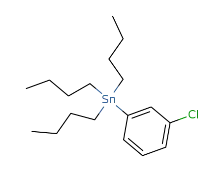 Molecular Structure of 24344-58-9 (Stannane, tributyl(3-chlorophenyl)-)
