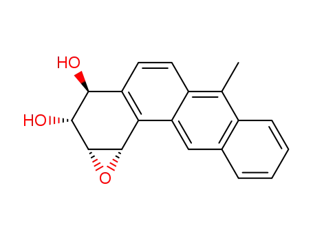 Molecular Structure of 133645-02-0 (7-methylbenz(a)anthracene 3,4-dihydrodiol 1,2-epoxide)