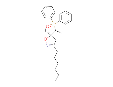 (1'R*,5R*)-5-(1'-diphenylphosphinoylethyl)-3-hexyl-4,5-dihydroisoxazole