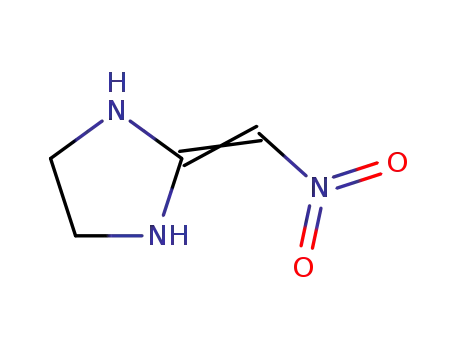 Molecular Structure of 13623-98-8 (2-(nitromethylidene)imidazolidine)