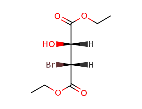 Molecular Structure of 80640-15-9 (2R,3R)-diethyl 2-broMo-3-hydroxysuccinate)