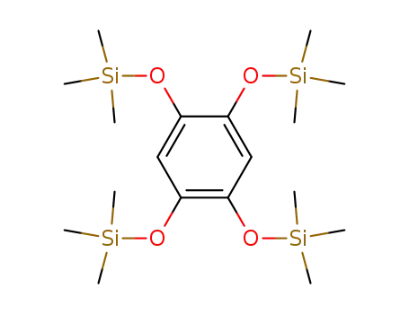 Molecular Structure of 98039-84-0 (Silane, [1,2,4,5-benzenetetrayltetrakis(oxy)]tetrakis[trimethyl-)