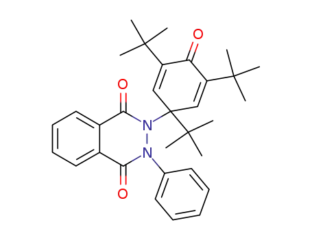 2,3-Dihydro-2-phenyl-3-(1,3,5-tri-tert-butyl-4-oxocyclohexa-2,5-dien-1-yl)phthalazin-1,4-dion