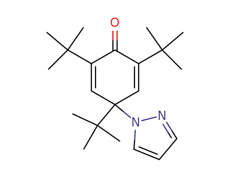 2,4,6-Tri-tert-butyl-4-pyrazol-1-yl-cyclohexa-2,5-dienone