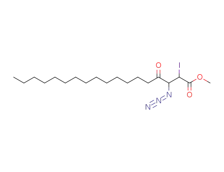 methyl 3-azido-2-iodo-4-oxooctadecanoate