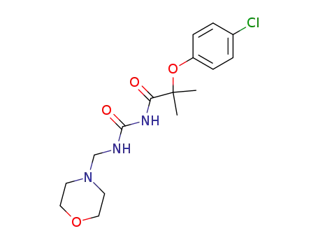 Propanamide,2-(4-chlorophenoxy)-2-methyl-N-[[(4-morpholinylmethyl)amino]carbonyl]-