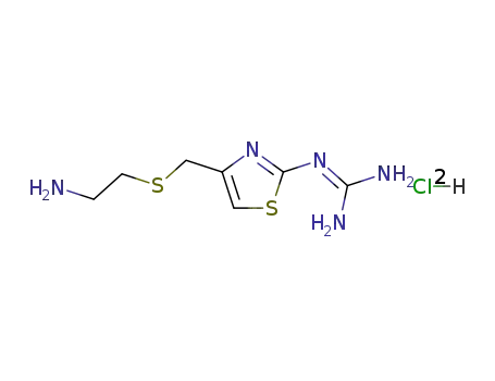 2-[(2-guanidinothiazol-4-yl)methylthio]ethylamine dihydrochloride