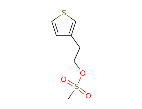 Molecular Structure of 114896-64-9 (3-Thiopheneethanol, methanesulfonate)