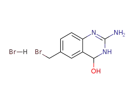 2-amino-6-(bromomethyl)-4-hydroxyquinazoline hydrobromide