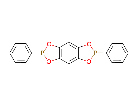 Benzo<1,2-d;4,5-d'>-bis(2-phenyl-1,3,2λ3-dioxaphosphol)