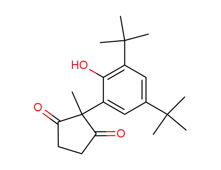 2-Methyl-2-(3,5-di-tert-butyl-2-hydroxy-1-phenyl)-cyclopentan-1,3-dion