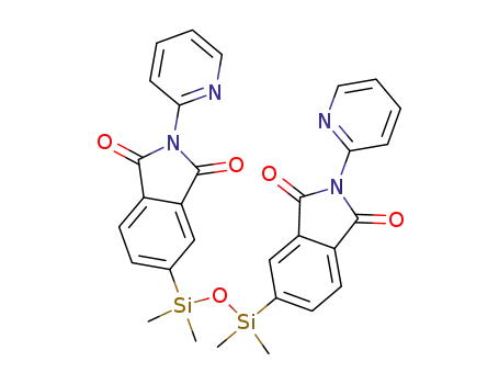 Molecular Structure of 142721-70-8 (1H-Isoindole-1,3(2H)-dione,
5,5'-(1,1,3,3-tetramethyl-1,3-disiloxanediyl)bis[2-(2-pyridinyl)-)