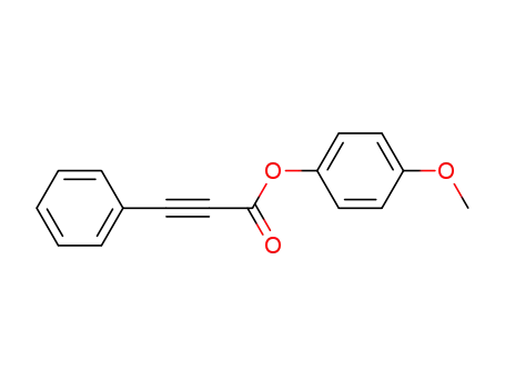Molecular Structure of 104213-86-7 (2-Propynoic acid, 3-phenyl-, 4-methoxyphenyl ester)