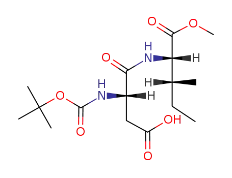 (2S,3R)-2-((S)-2-tert-Butoxycarbonylamino-3-carboxy-propionylamino)-3-methyl-pentanoic acid methyl ester