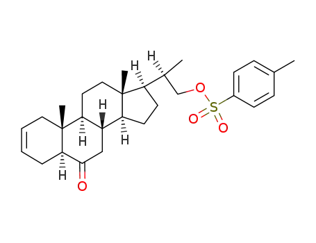 Toluene-4-sulfonic acid (R)-2-((5S,8S,9S,10R,13S,14S,17R)-10,13-dimethyl-6-oxo-4,5,6,7,8,9,10,11,12,13,14,15,16,17-tetradecahydro-1H-cyclopenta[a]phenanthren-17-yl)-propyl ester