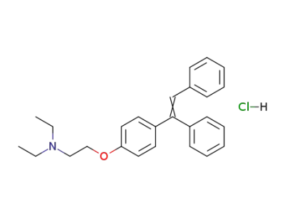 N,N-diethyl-2-[4-(1,2-diphenylvinyl)phenoxy]ethylamine hydrochloride
