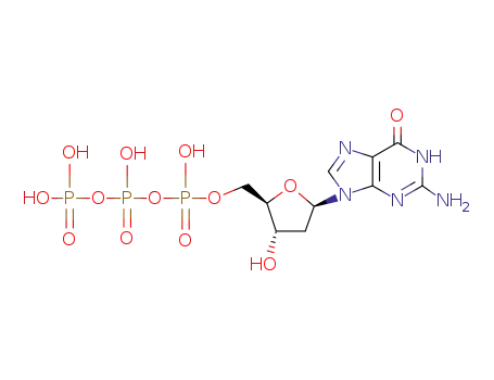 Molecular Structure of 2564-35-4 (2'-DEOXYGUANOSINE-5'-TRIPHOSPHORIC ACID, DISODIUM)