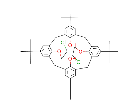 25,27-bis(2-chloroethoxy)-26,28-dihydroxy-5,11,17,23-tetra(tert-butyl)calix[4]arene