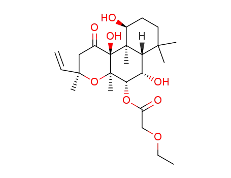 8,13-epoxy-7β-ethoxyacetoxy-1α,6β,9α-trihydroxylabd-14-en-11-one