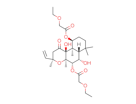 1α,7β-bis-ethoxyacetoxy-6β,9α-dihydroxy-8,13-epoxylabd-14-en-11-one