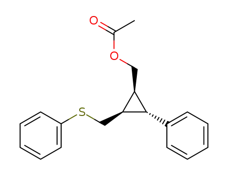 Acetic acid (1S,2S,3R)-2-phenyl-3-phenylsulfanylmethyl-cyclopropylmethyl ester