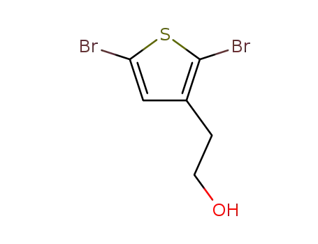 2,5-dibromo-3-(2-hydroxyethyl)thiophene
