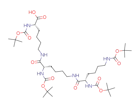 (10S,17S,24S)-10,17,24-tris((tert-butoxycarbonyl)amino)-2,2-dimethyl-4,11,18-trioxo-3-oxa-5,12,19-triazapentacosan-25-oic acid