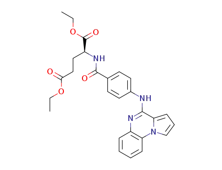 diethyl N-[4-(pyrrolo[1,2-a]quinoxalin-4-yl)amino]benzoyl-L-glutamate