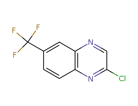 Molecular Structure of 41213-32-5 (2-chloro-6-(trifluoromethyl)quinoxaline)