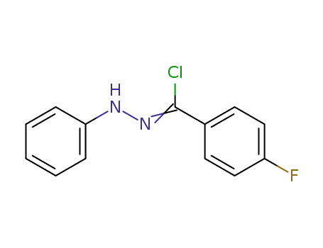 Molecular Structure of 25939-02-0 (Benzoyl chloride p-fluoro-, phenylhydrazone)