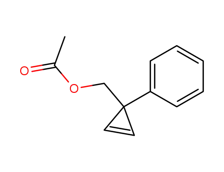 Molecular Structure of 682760-57-2 (2-Cyclopropene-1-methanol, 1-phenyl-, acetate)
