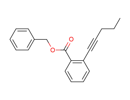 o-pent-1-ynylbenzoic acid benzyl ester