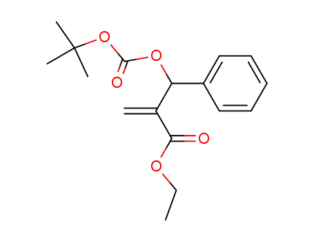 ethyl 2-((tert-butoxycarbonyloxy)(phenyl)methyl)acrylate