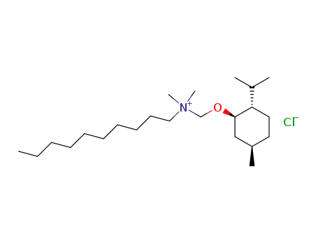 Decyl-((1R,2S,5R)-2-isopropyl-5-methyl-cyclohexyloxymethyl)-dimethyl-ammonium; chloride