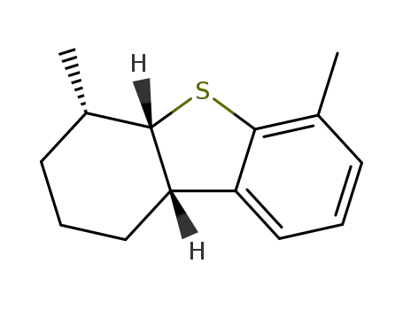 (4RS,4aRS,9bRS)-4,6-dimethyl-1,2,3,4,4a,9b-hexahydrodibenzothiophene
