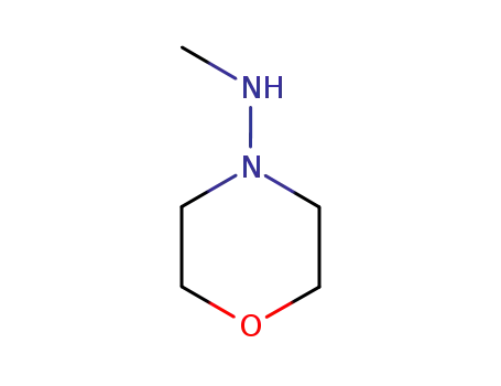 Molecular Structure of 5824-80-6 (4-Morpholinamine, N-methyl-)