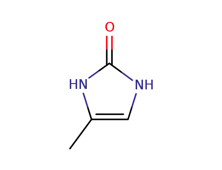 Molecular Structure of 1192-34-3 (1,3-Dihydro-4-methyl-2H-imidazol-2-one)