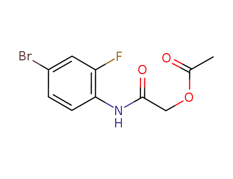 2-((4-bromo-2-fluorophenyl)amino)-2-oxoethyl acetate