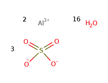 aluminium(III) sulfate hexadecahydrate