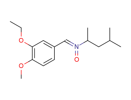 α-(3-ethoxy-4-methoxyphenyl)-N-(4-methylpent-2-yl)nitrone