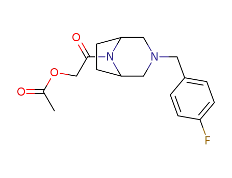 acetic acid 2-[3-(4-fluoro-benzyl)-3,8-diaza-bicyclo[3.2.1]oct-8-yl]-2-oxo-ethyl ester