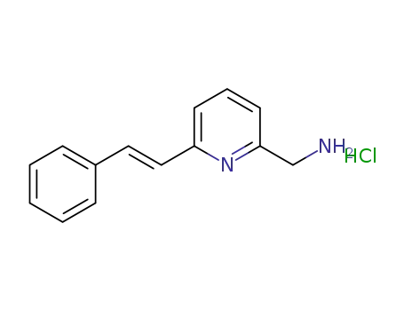 trans-C-(6-Styryl-pyridin-2-yl)-methylamine hydrochloride