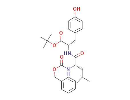 tert-butyl (2S)-2-[((2S)-2-{[(benzyloxy)carbonyl]amino}-4-methylpentanoyl)amino]-3-(4-hydroxyphenyl)propanoate