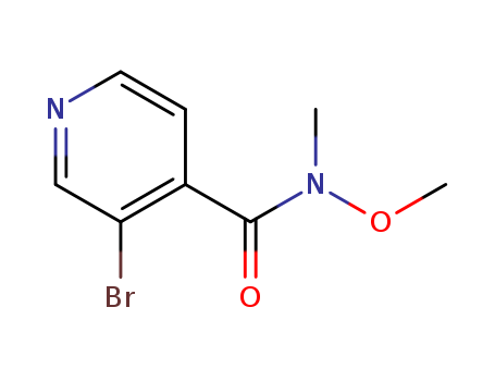 3-Bromo-N-methyl-N-(methyloxy)-4-pyridinecarboxamide