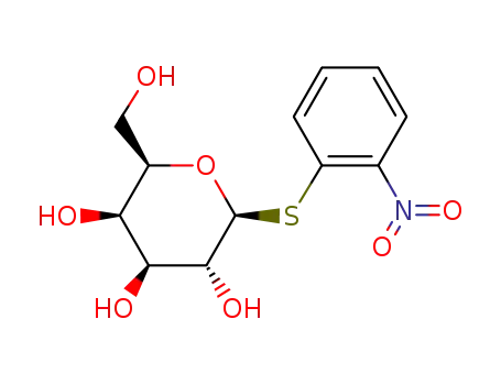 Molecular Structure of 1158-17-4 (O-NITROPHENYL-1-THIO-BETA-D-GALACTOPYRANOSIDE)
