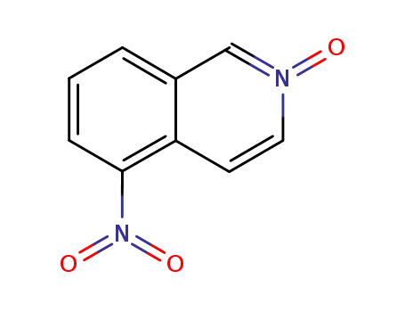 Molecular Structure of 57554-78-6 (Isoquinoline, 5-nitro-, 2-oxide)