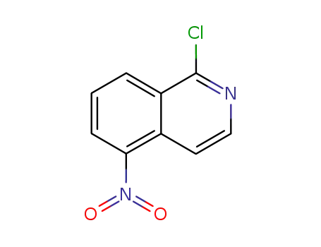 Molecular Structure of 58142-97-5 (1-chloro-5-nitro-isoquinoline)