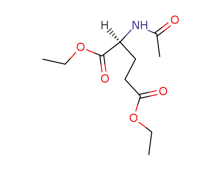 Molecular Structure of 1446-19-1 (N-ACETYL-L-GLUTAMIC ACID DIETHYL ESTER)